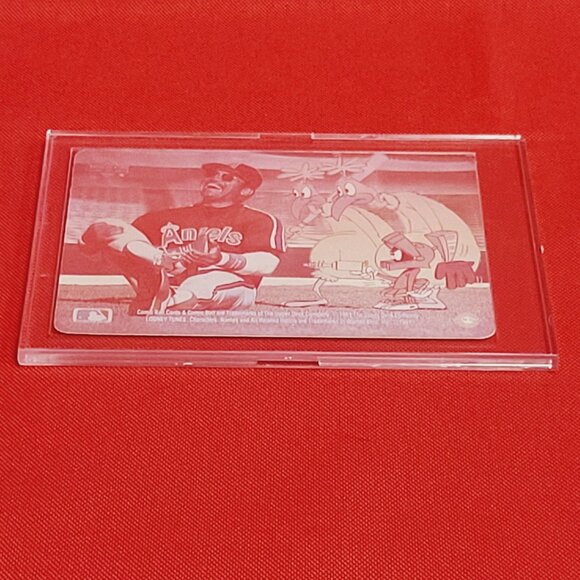 Comic Ball Card Looney Tunes Reggie Jackson Marvin The Martian Hologram Card - Picture 7 of 10